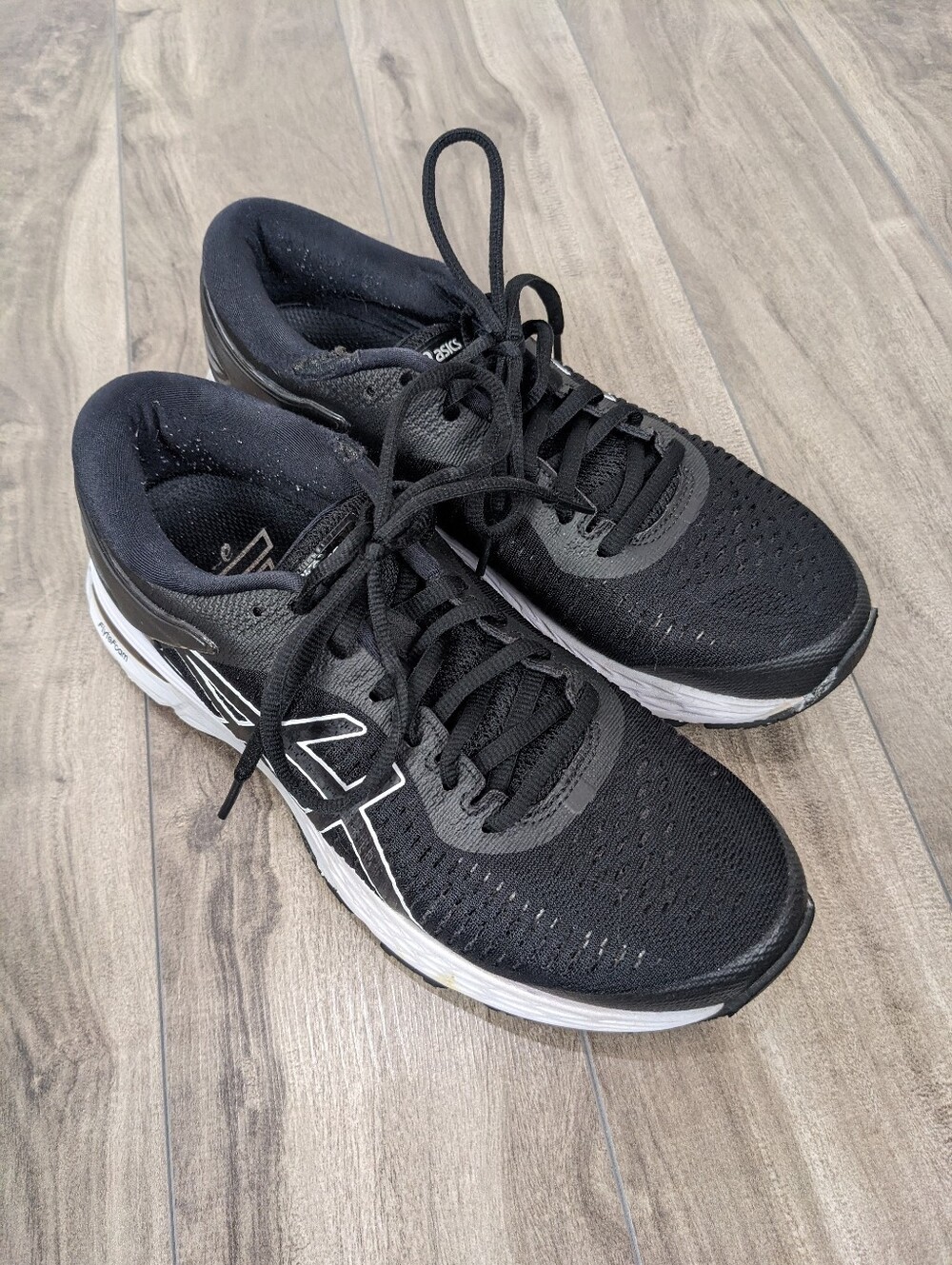 ASICS GEL-KAYANO 26 Black White Women's Running Sneakers Size 7
